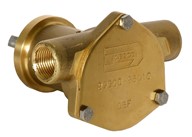 3/8" bronze pump, <b>10-size</b>, flange-mounted with BSP threaded ports