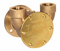 ¾"" bronze pump, <b>40-size</b>, flange mounted with BSP threaded ports