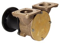 1½" bronze pump, <b>200-size</b>, flange-mounted with flanged ports