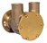 1" bronze pump, <b>80-size</b>, flange-mounted with 32mm (1¼") hose ports